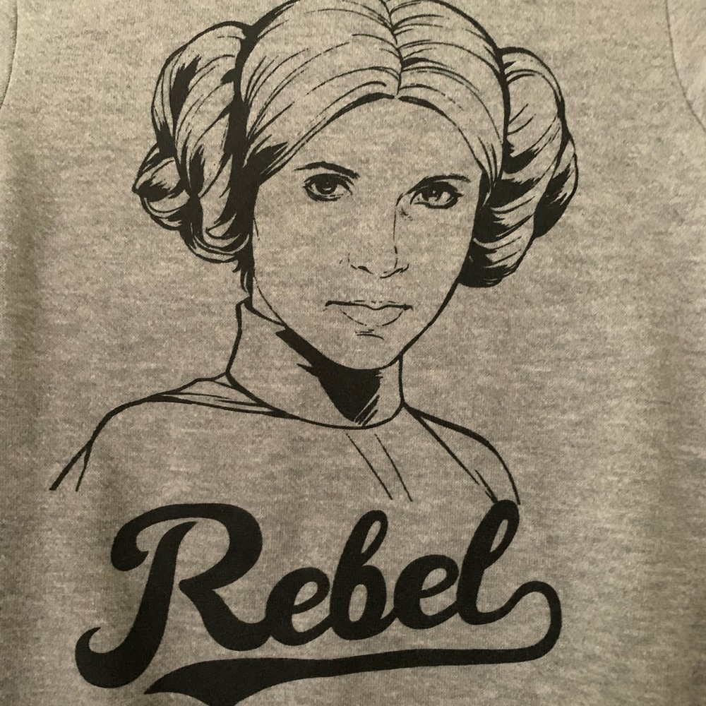 EUC Princess Leia Rebel sweatshirt - Picture 4 of 10